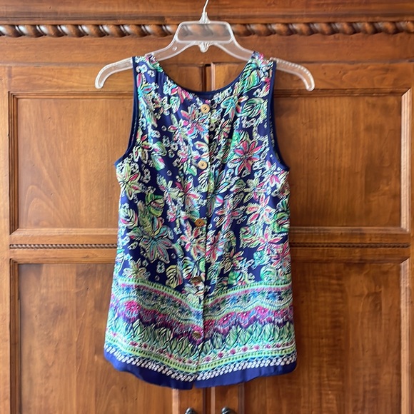 Lily Pulitzer silk top - Picture 2 of 8